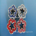 Compet Produce Colorful High Quality Flower Zinc Alloy Charms